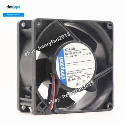 Ebmpapst 3214J/2N Axial fan 24VDC 6.5W 0.27A 92*92*38MM Inverter Cooling Fan - Image 1 of 4