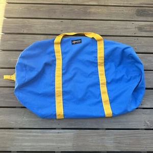 Vtg 80s Eastpak XL Duffel Bag - Blue & Yellow CORDURA 36" USA - Read Description - Picture 1 of 10