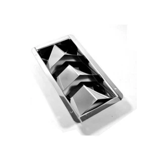ISURE Boat Louver Vent 4-1/2" * 8" Stainless Steel Boat 3 Slots Vent - Picture 1 of 5
