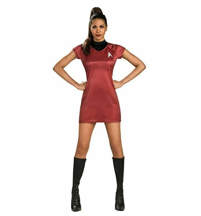 Star Trek Uhura Womens Halloween Costume Dress Red Size Small - Image 1 of 4