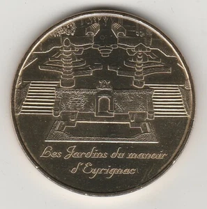 A 2010 TOKEN MEDAILLE MONNAIE DE PARIS -- 24 590 N°2 JARDINS MANOIR D'EYRIGNAC - Picture 1 of 2