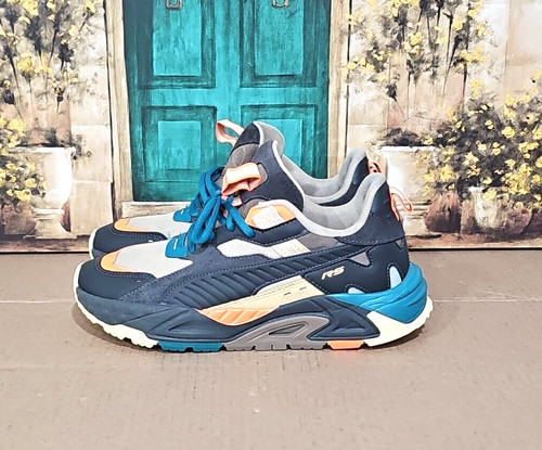 Sneakers stringate uomo Puma RS Track Good Anywhere grigio ombra 394523 01