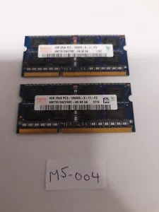 USED Hynix 4GB 2Rx8 PC3-10600S-9-11-F3 SODIMM HMT351S6CFR8C-H9 Memory RAM - Foto 1 di 1