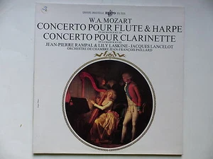 MOZART Concerto pour flute  harpe Clarinette JEAN PIERRE RAMPAL LASKINE LANCELOT - Picture 1 of 1