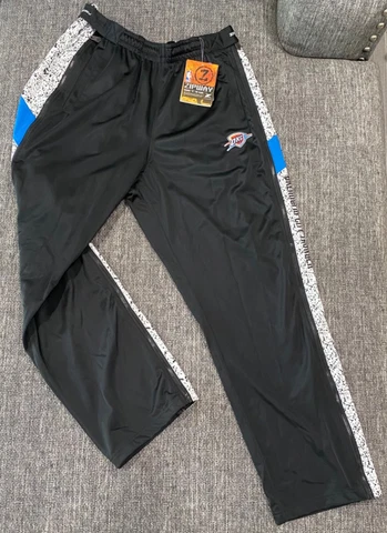 Zipway Oklahoma City Thunder NEW Zipped Pants Black Size XL Cover