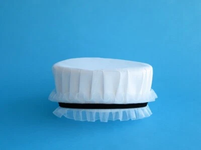 DE COLECCIÓN VICTORIANO GIBSON CLÁSICO CRIADA ORGANDÍ ENFERMERA DISFRAZ GORRA SOMBRERO BLANCO REDONDO Foto 1 de 4