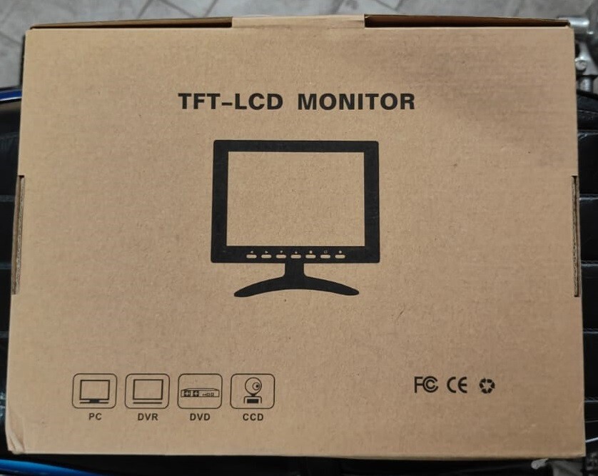 Monitor LCD 10.1 Pollici Per Videosorveglianza E Retrovisione Auto - Con Telecomando E Base Regolabile - Foto 4
