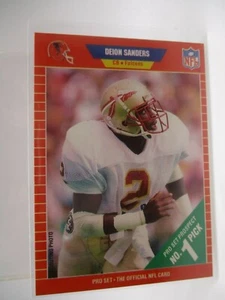 Pro Set #486 1989 Deion Sanders RC Falcons - Imagen 1 de 2