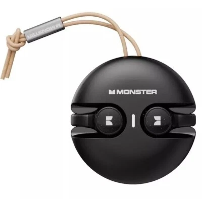 Monster EarClip AIRMARS 22Hrs Play, TWS Wireless BT 5.3 Earbuds Stereo HD Call - Image 1 of 4