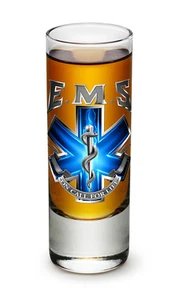 EMS - "ON CALL FOR LIFE" - NEU - 2 OZ. SCHNAPSGLAS - Bild 1 von 1