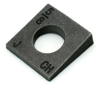 ALBANY COUNTY FASTENERS Beveled Square Washers Malleable Plain Iron Washers - Sizes 3/8" - 1-1/2"