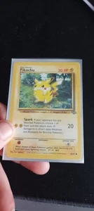 PIKACHU #60/64 BASE SET 2 / ORIGINAL OWNER SLEEVED CARD - Picture 1 of 2