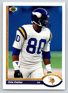 Cris Carter 1991 The Upper Deck #56 Minnesota Vikings NFL Football - Bild 1 von 2