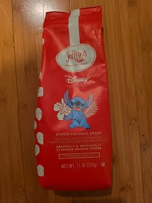 Disney Stitch Coconut Craze Joffrey’s 中号烤磨咖啡奶油椰子 — 第 1/2 张图片