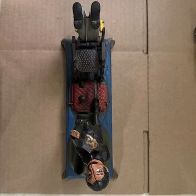 Cast Iron Bank Dentist Pulling Tooth (Book of Knowledge) - Image 1 of 4