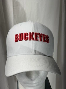 Nike Dri-Fit Rise Cap Ohio State Buckeyes Mütze weiß rot, Erwachsene M/L OSFM - Bild 1 von 7