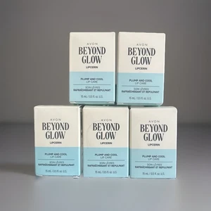 Avon Beyond Glow Lipcerina Plump & Cool Cuidado Labial Set de 5 - Totalmente Nuevo - Imagen 1 de 4