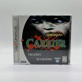 Carrier (Sega Dreamcast, 2000) Jaleco Complete with Manual & Registration Card