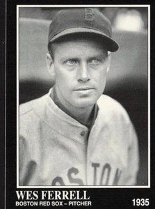 Wes Ferrell 1991 Conlon Collection TSN #198 Boston Red Sox - Imagen 1 de 2
