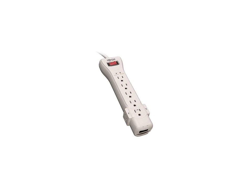 Tripp Lite Surge Protector Power Strip 120V 7 Outlet RJ11 15' Cord 2520 Joules - - Image 1 of 2