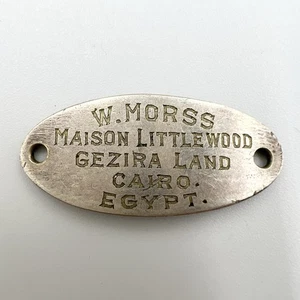 Genuine Cairo Egypt Related Dog Tag - Picture 1 of 2