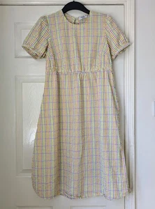 Simply Be Smock Midi dress multi-colour Gingham Check - Size 12 - Picture 1 of 6