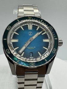 Zelos SWORDFISH SS MOP 40mm 200m Automatic Complete Set LNIB - Picture 1 of 12