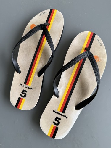 ADIDAS Coppia di scarpe infradito Matchworn Mondiali 2014 Brasile Germania di Mats Hummels