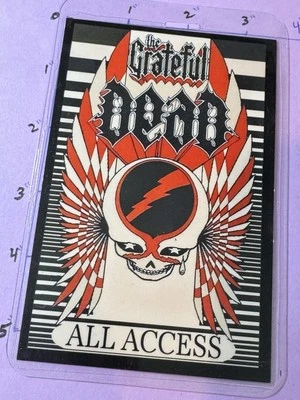 Grateful Dead commemorative all access backstage pass/laminate and lanyard - Image 1 of 3
