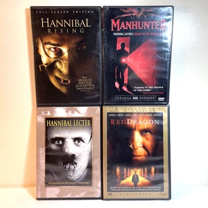 5 HANNIBAL LECTER MOVIES (DVD Lot) Psychological Crime Drama Mystery Thriller - Picture 1 of 16