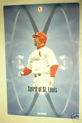 OOP Poster Mark McGwire Spirit of St. Louis 1998 RARE Cover