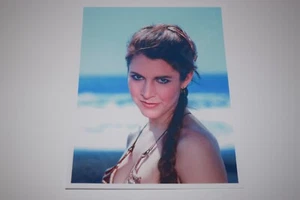 Carrie Fisher Rückkehr der Jedi-Ritter Bikini Strand Leia 8x10 Glanzfoto vollbusig 023 - Bild 1 von 1