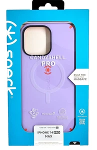 SPECK CandyShell Pro Case For iPhone 14 PRO MAX-Spring Purple/Energy Red - Picture 1 of 2