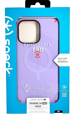 Funda SPECK CandyShell Pro para iPhone 14 PRO MAX-Púrpura Primavera/Rojo Energético Foto 1 de 2