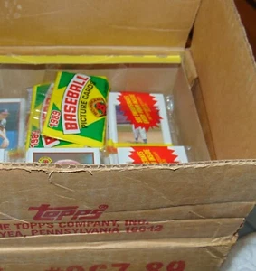 114 VINTAGE BASEBALL TRADING CARDS *UNOPENED UNSEARCHED 1989 BOWMAN SEALED TOPPS - Picture 1 of 4