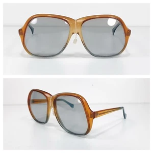 Vintage 60e POLAROID 6721 Italy Oversized Sunglasses NOS RARE - Picture 1 of 9