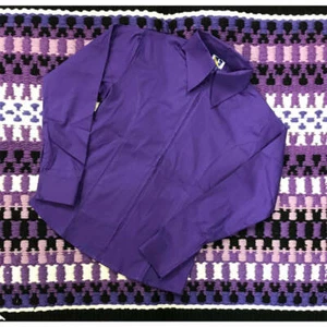 68227A Camisa Royal Highness Cremallera Lisa Western Show Tallas Grandes NUEVA - Imagen 1 de 5