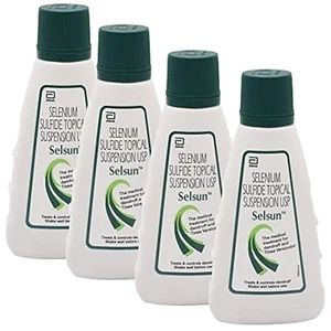 Abbott Selsun Anti Dandruff Shampoo, Clears Away Dandruff (Pack of 4, 120ml) - Picture 1 of 1