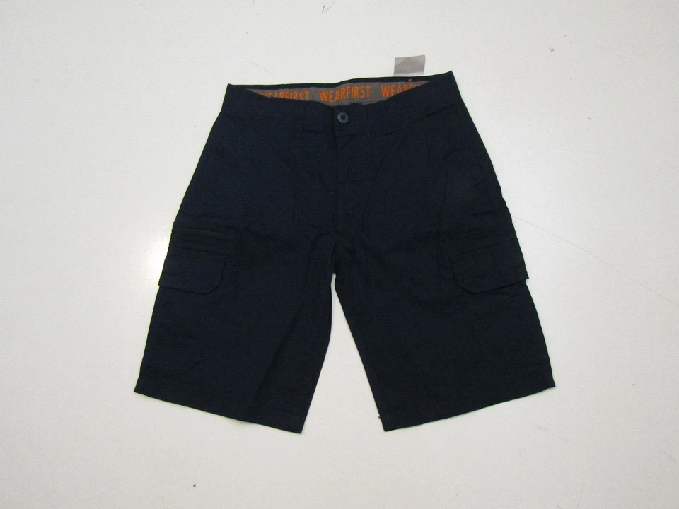 WEARFIRST Mens Navy Blue Cargo Shorts Size 30