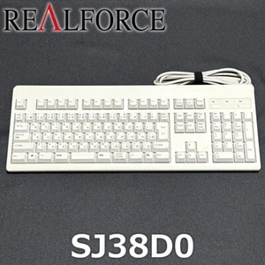 Topre RealForce SJ38D0 Japanese Layou USB Wired White Used - Picture 1 of 5