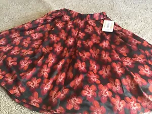 NWT Lularoe Size Small Madison Multicolored Pleated Skirt with Pockets - Picture 1 of 2