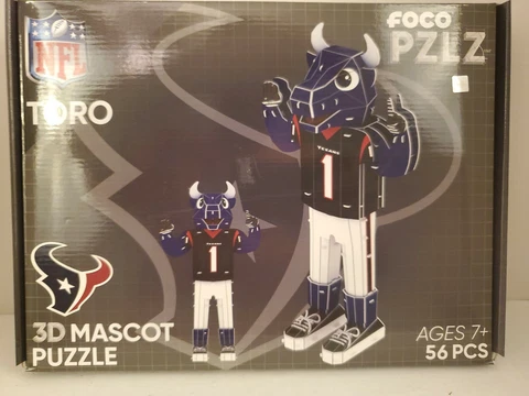 HOUSTON TEXANS NFL 3D MODEL PZLZ MASCOT - TORO Cover