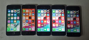 Job Lot 5x Apple iPhone 5S.SE Silver / space grey 4" iOS SmartPhone 1GB 16GB - Zdjęcie 1 z 4