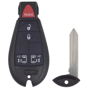 For 08 09 10 11 12 13 14 15 16 17 18 19 20 Dodge Grand Caravan Key Fob 5 Button - Picture 1 of 6