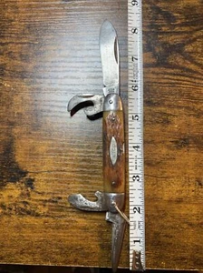 AT Co. 4 blade  camp,scout,wilderness,Hunting knife-No. 19 - Picture 1 of 11