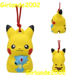 Pokemon Center Collabo Ceramic decoration bell Pikachu and Horsea Japan soldout - Picture 1 of 3