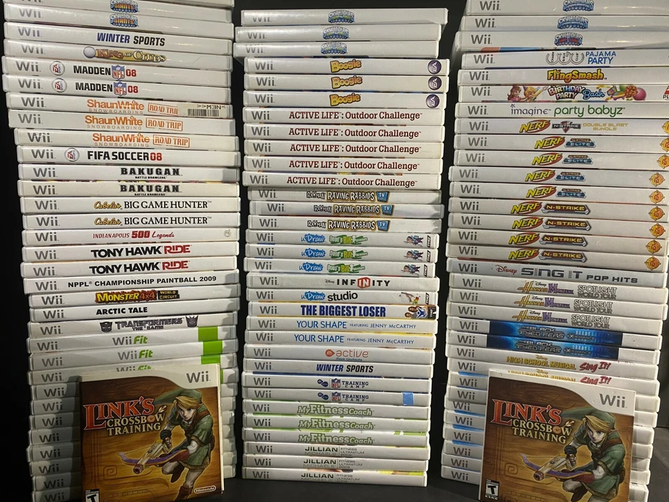 🔥💥 Wii GAMES HUGE LOT YOU PICK EM Wii GAMES CLEANED AND TESTED. LETS DO THIS!! - Image 1 of 1