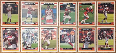 2006 Topps Arizona Cardinals Retail Team Set/12 Matt Leinart Rookie, Kurt Warner - Image 1 of 4