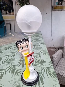 Original Betty Boop Mit Lampe Diner Glitter Figur Sexy Groß Werbung Groß Gelb - Picture 1 of 10