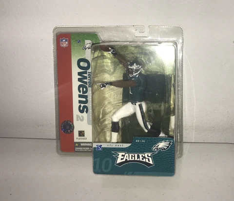 Terrell Owens Philadelphia Eagles NFL McFarlane Action Figure NIP NIB T.O. new Cover